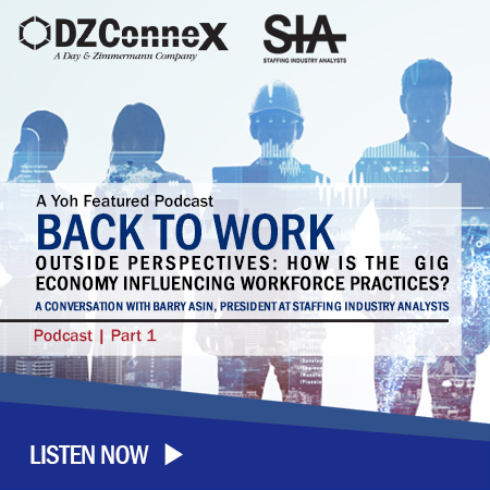 Back to Work: Outside Persepctives: How Is the Gig Economy Influencing Workforce Practices? (Part 1)