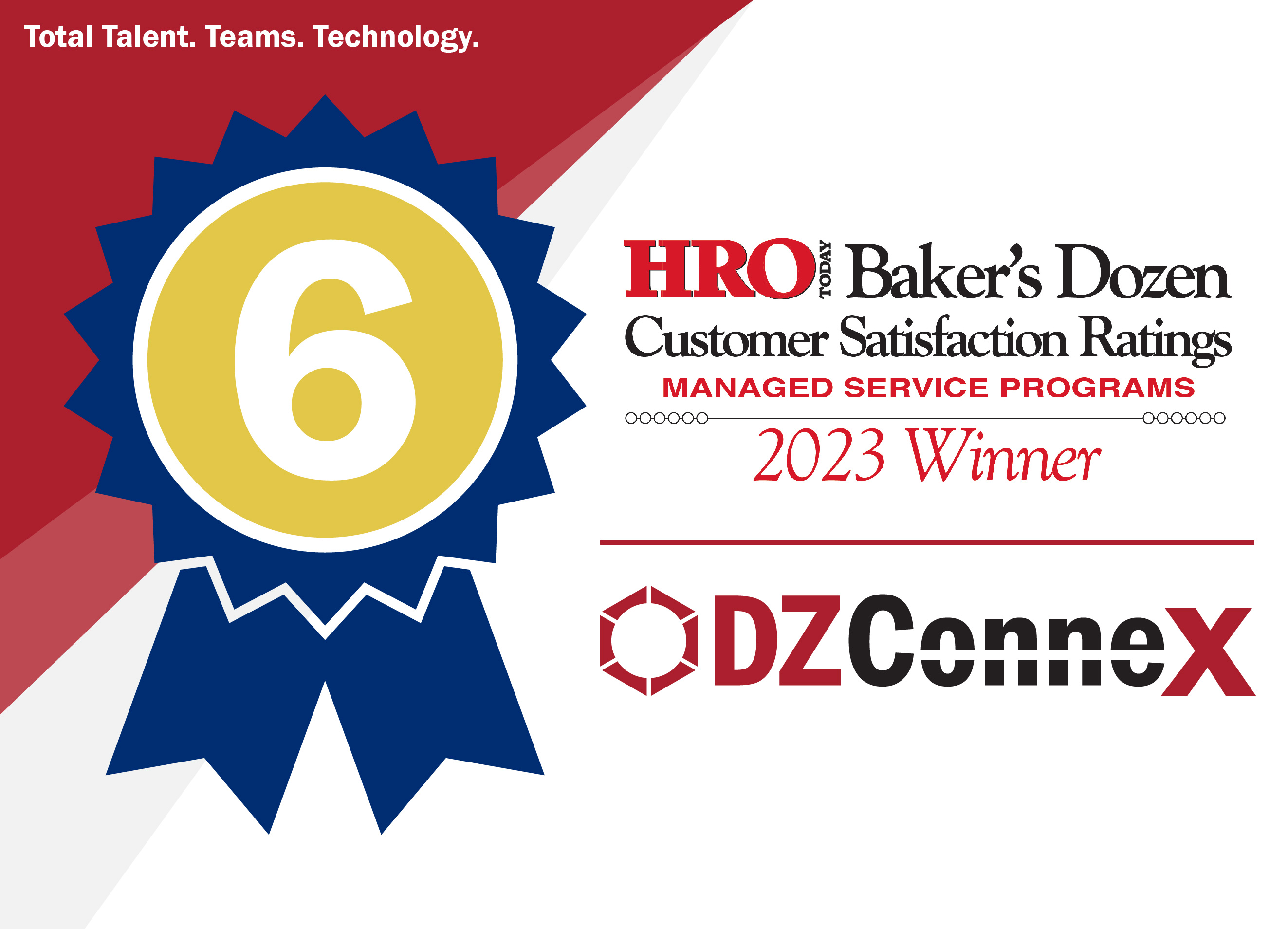 DZConneX Recognized on Baker’s Dozen Customer Satisfaction Ratings for Managed Service Providers for 13th Straight Year