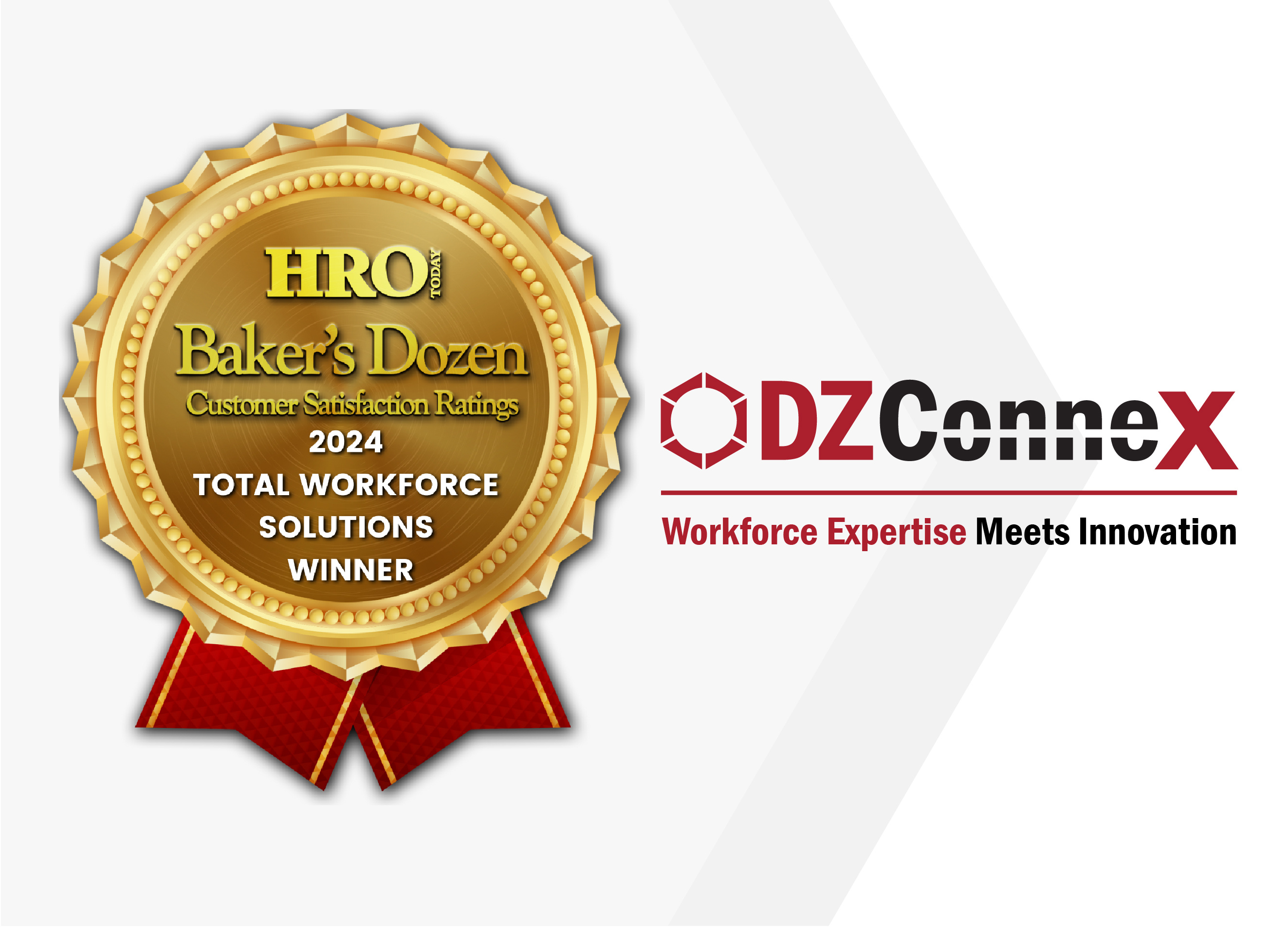 DZX Secures #2 Spot on HRO Today's Baker's Dozen for Total Workforce Solutions